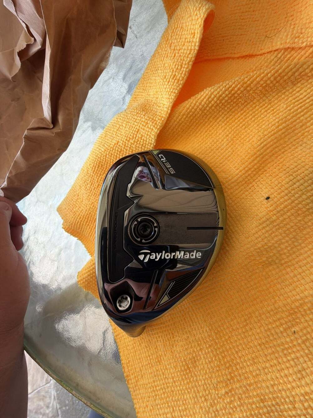 TaylorMade LH Qi35 Rescue 3 Hybrid 19 Degrees Head Only